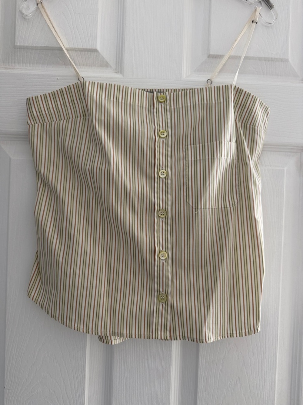SportMax Delfine stripped Apron Top W/Breast Picket
Size : 6
Excellent condition